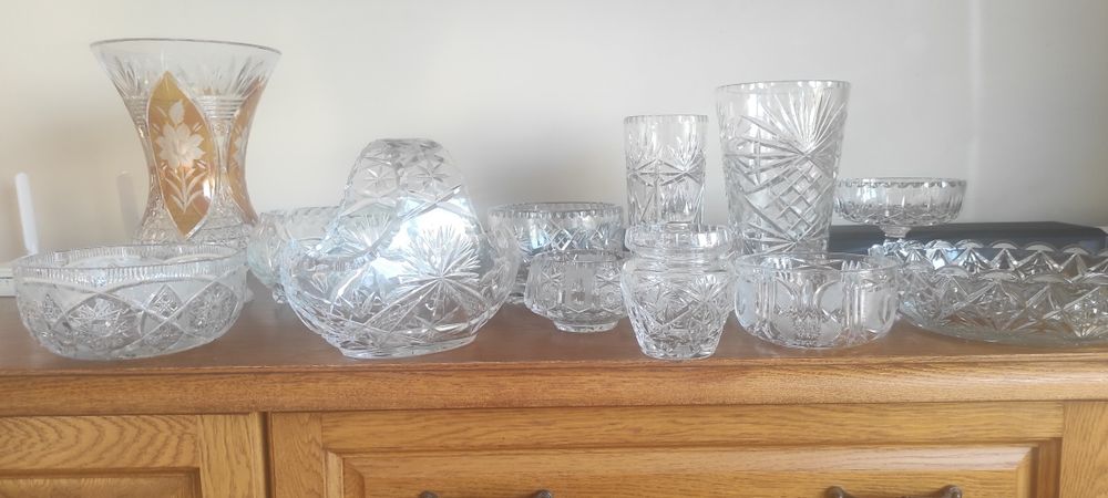 Kryształy PRL zestaw