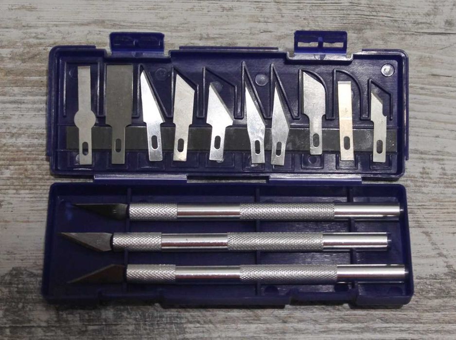Набор ножей для резьбы 13 шт.Нож скальпель.