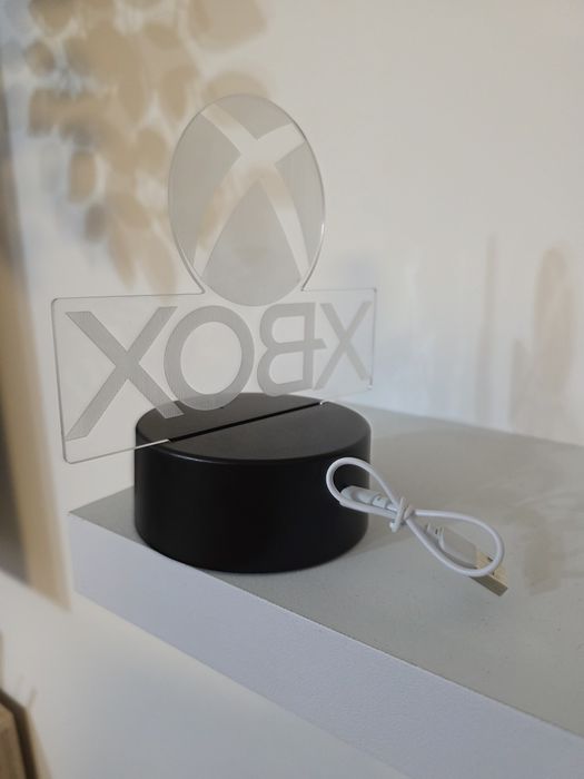 Lampka Nocna XBOX Pad Konsola 3D + Pilot