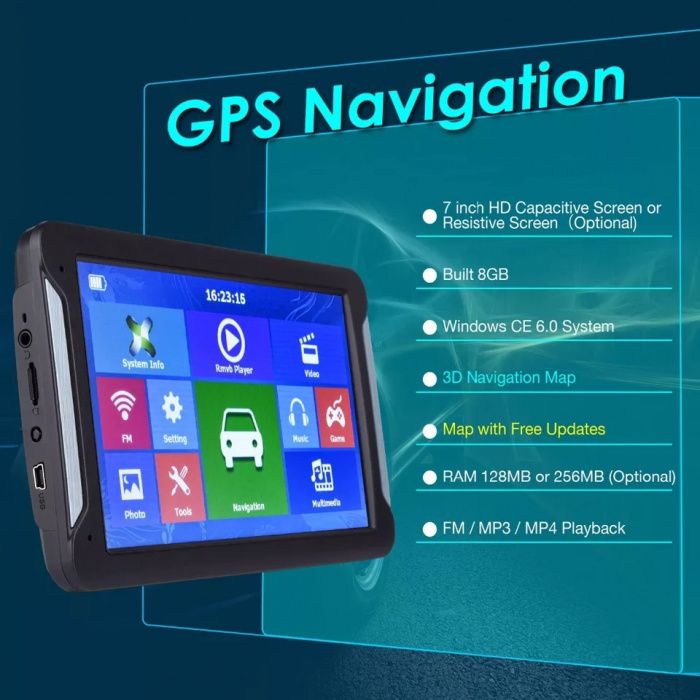 Gps Camião profissional Igo Primo Europa 2025