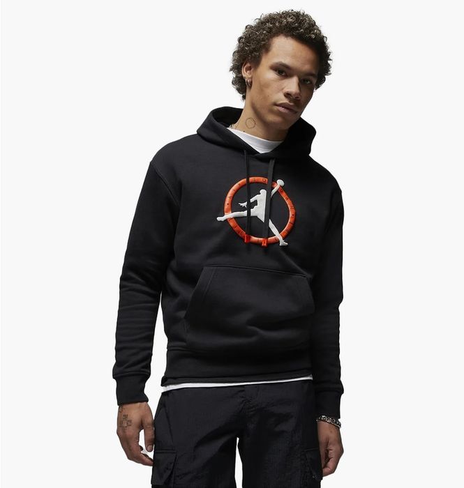 Оригінал! Худі Jordan Flight MVP Fleece Pullover (чорне) (S)