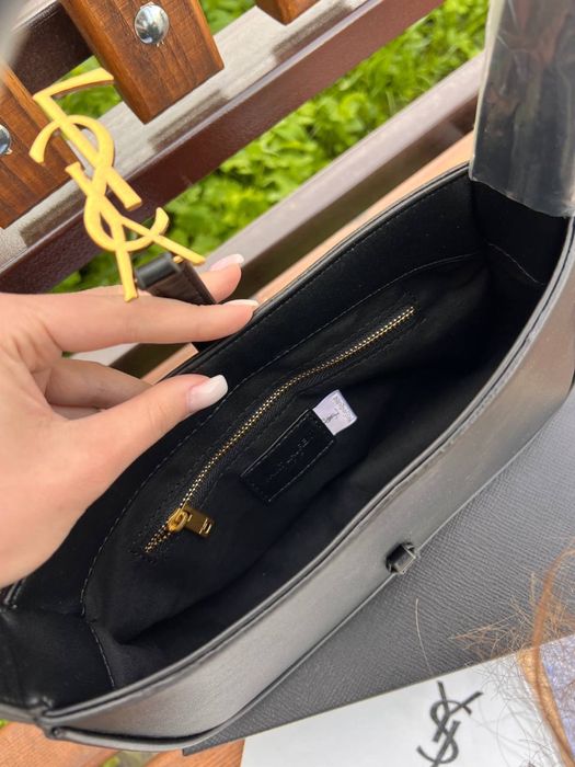 Шкіряна сумка чорна