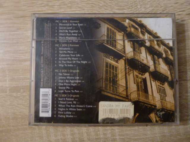 SANDRA - My Favourites - 2 orginalne kasety audio Vergin - ideał