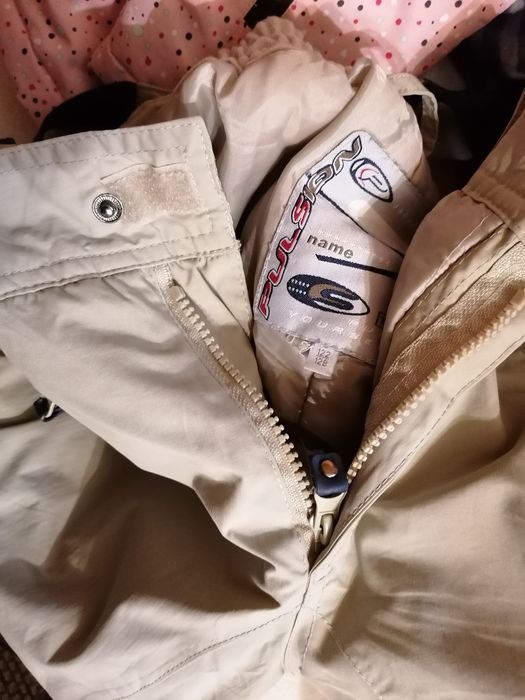 Kombinezon zimowy dziewczęcy dwuczęściowy roz 122 /128