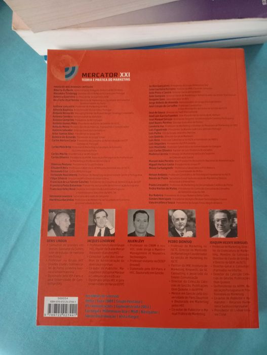 Livros científicos de Estatística, Marketing e Economia