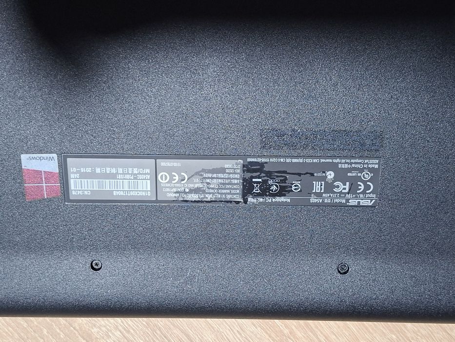 Portátil ASUS A540S