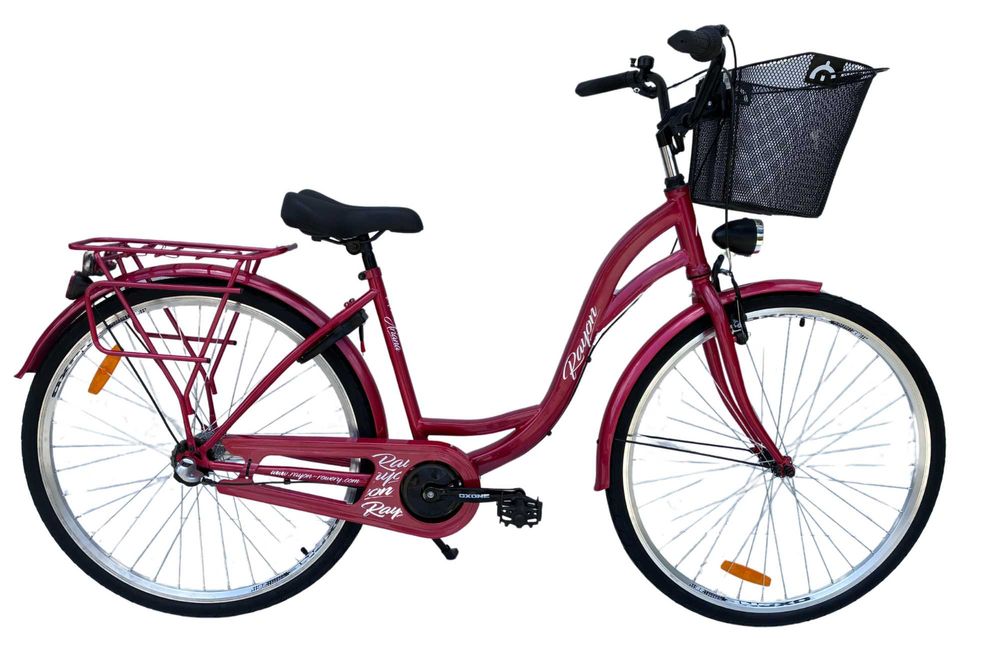 Rower damski miejski Rayon Ariana 28 cali + kosz i wyściółka