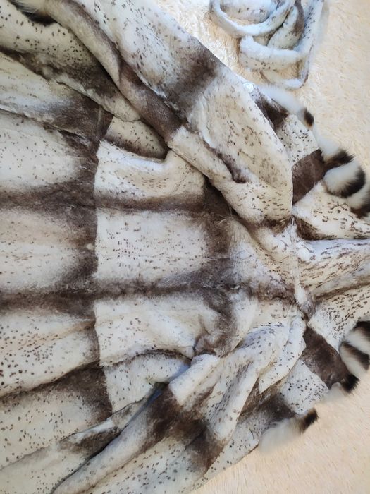 Шуба з  стриженого Кролика з Песцем