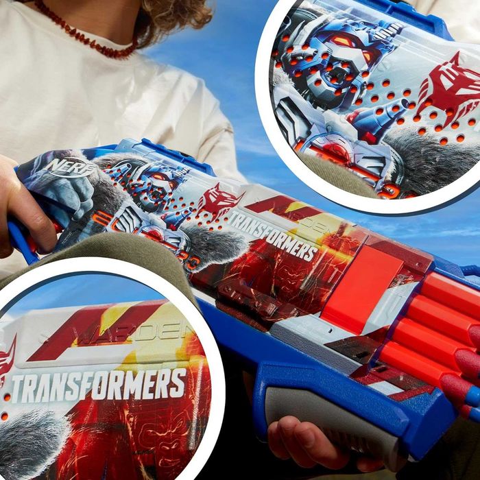 Оружие Нерф трансформер Оптимус бластер Nerf, Hasbro