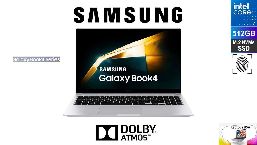 Samsung Galaxy Book4 (15',16Gb,Core™ 7, 512 Gb SSD)