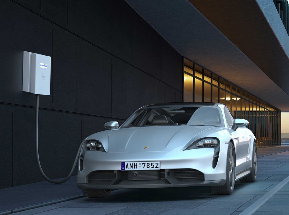 Зарядна станція 32A 11кВт 22 кВт Nacs Type2 GBT Зарядка для електромобілів tesla, audi e-tron bmw jaguar rivian kia