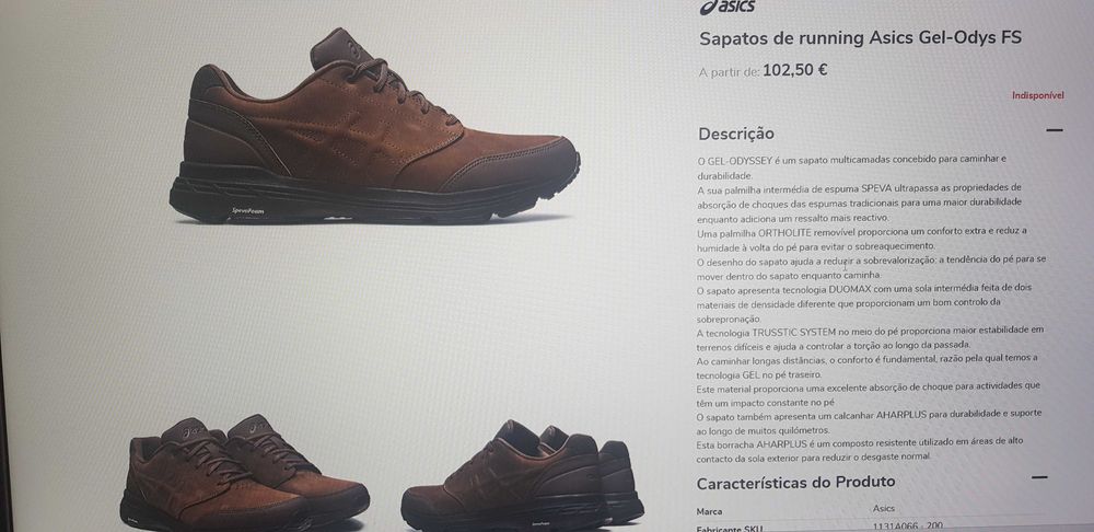 Sapatilhas Asics GEL-ODY FS