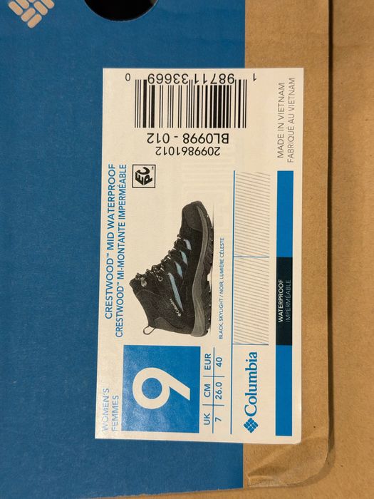 Водовідштовхуючі жіночі черевики Columbia