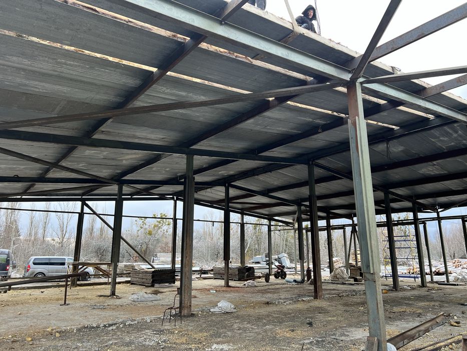 Металевий розібраний каркас  24м на 24м