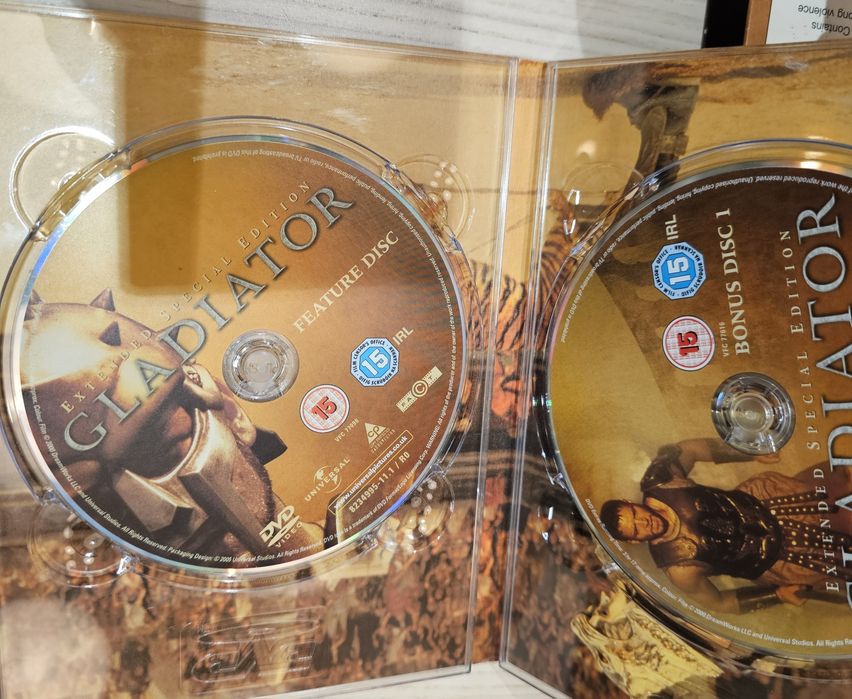 Gladiator dvd 3 płyty wydanie kolekcjonerskie