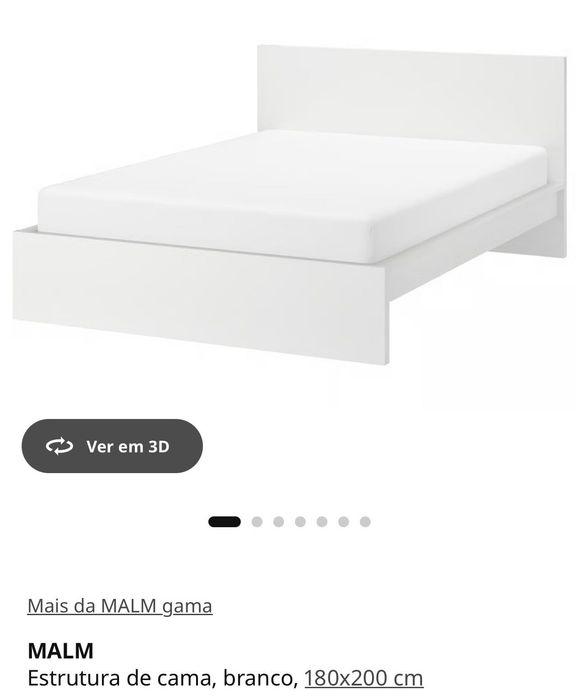 Cama+colchão e estrado