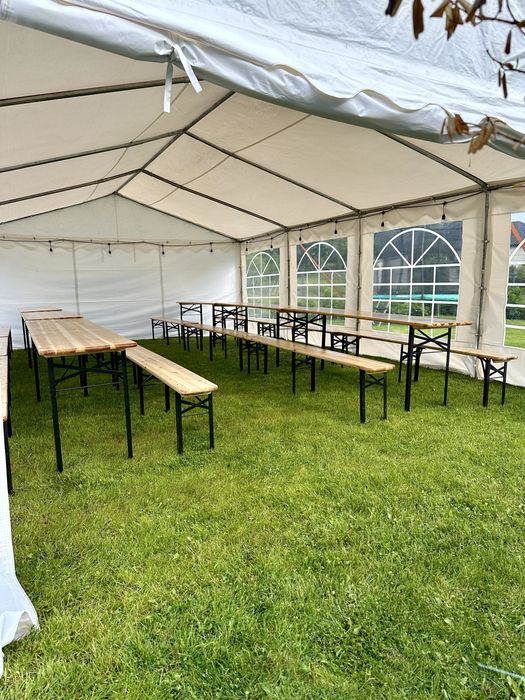 Namiot imprezowy wynajem namiotu zapraszamy 5x8 wolne terminy wrzesień