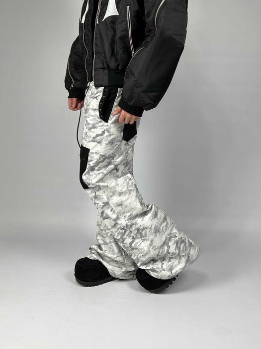 Штани сірі камо камуфляж camo pants archive архив кастом штаны джинсы