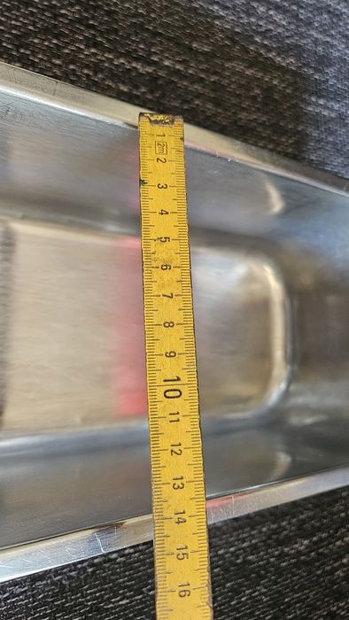 6 Cubas de inox para gelado