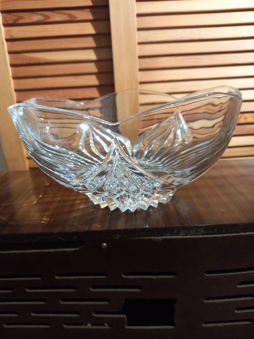 Taça lapidada em cristal