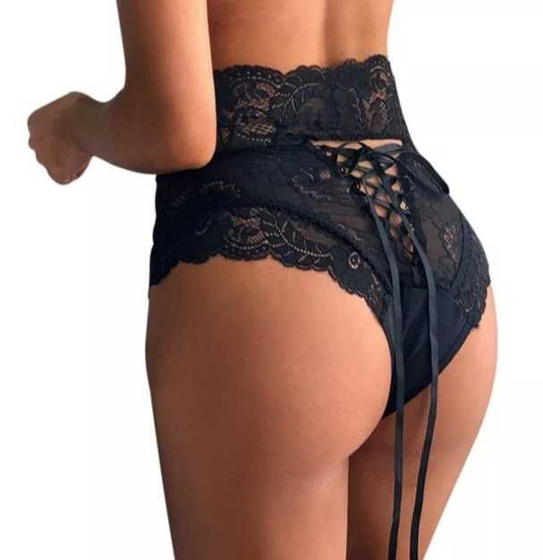 Erotyczne koronkowe stringi M L XL
