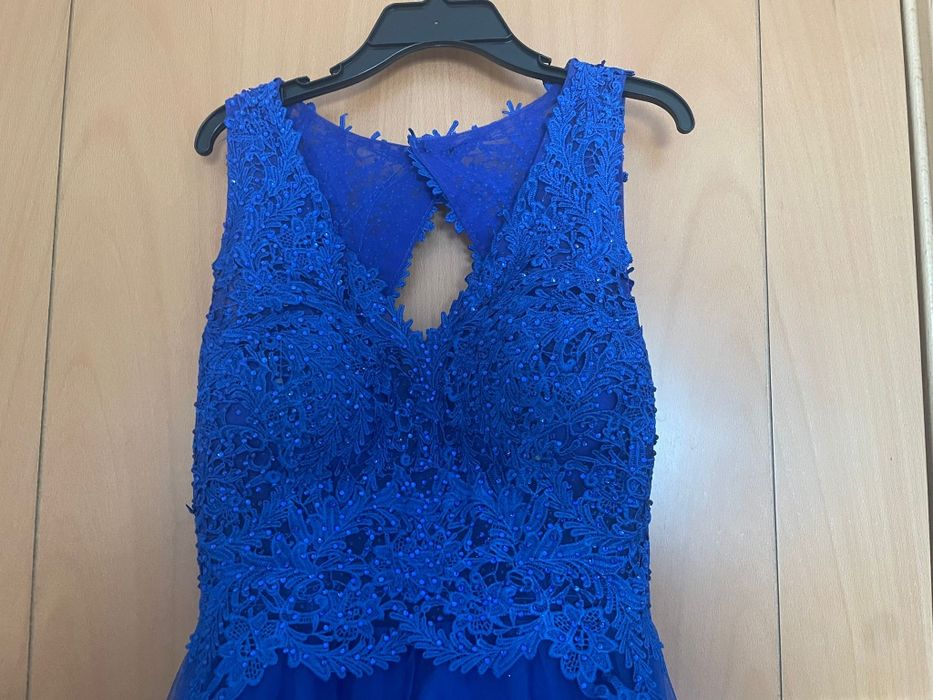 Vestido de cerimónia azul