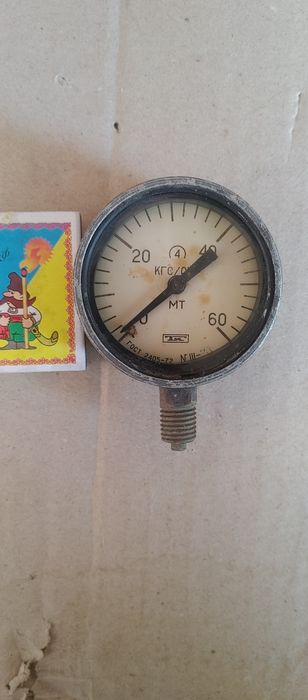 Манометр МТ 0-60кгс/см