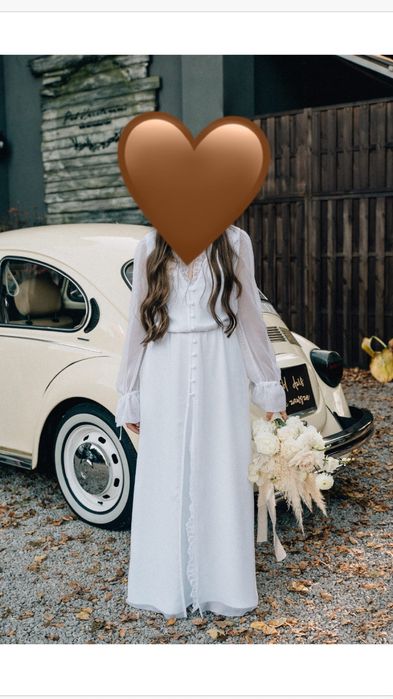 Sukienka ślubna boho