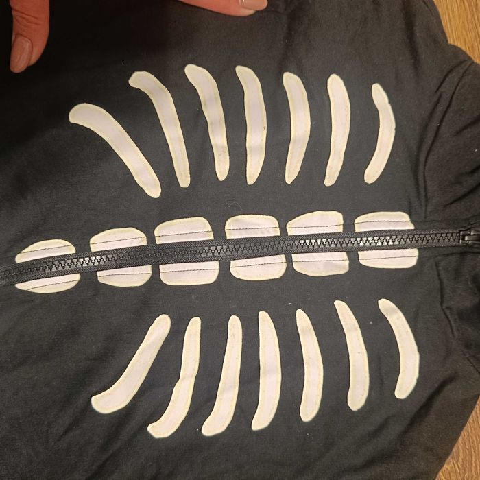 Piżama strój kościotrup Reserved z kapturem 134-140