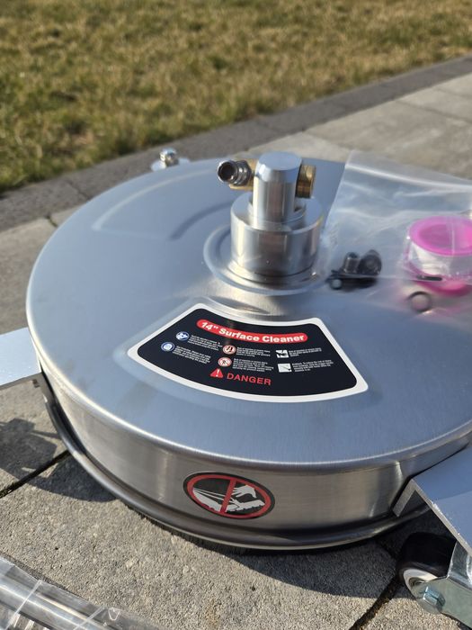 Talerz 14" 36cm do mycia kostki + adapter Szczotka/T-racer/Mosmat