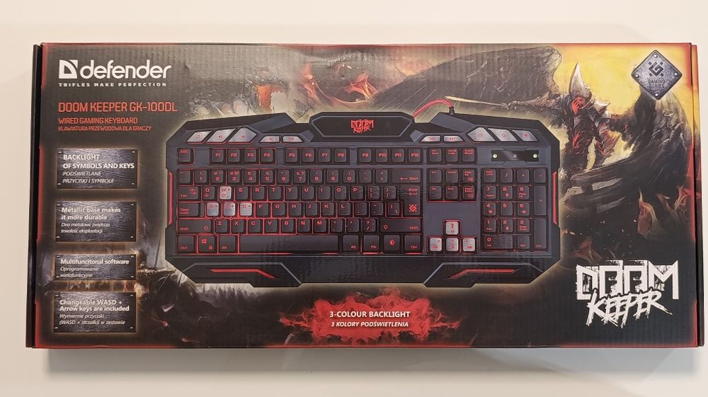 Klawiatura gamingowa Defender Doom Keeper GK-100DL