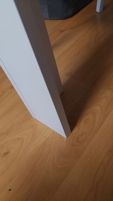 Stół Saturn kwadratowy rozkładany biały 90x90 90x180