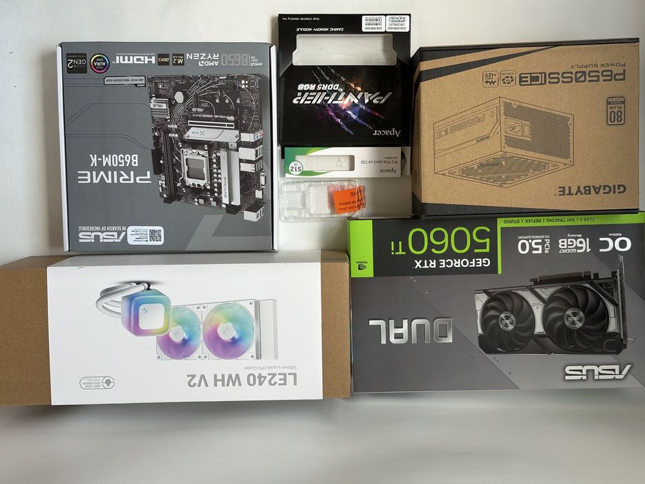 Ігровий пк Ryzen 7700 Rtx5060ti 16 gb ddr5 32 gb ssd m2