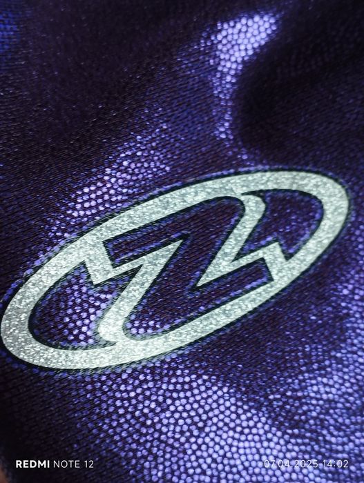 Блискуче гімнастичне тріко Glam  купальник  боді 5-6років  118-128см