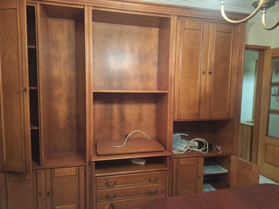 Móvel de madeira sala para TV