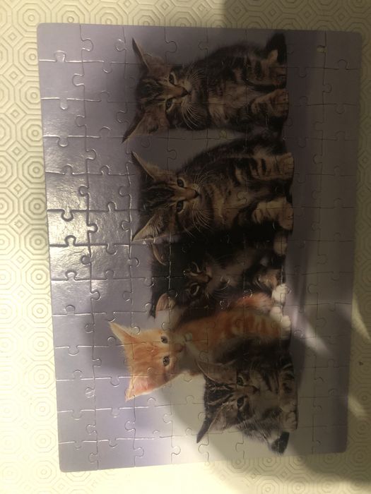 Puzzle de gatos.