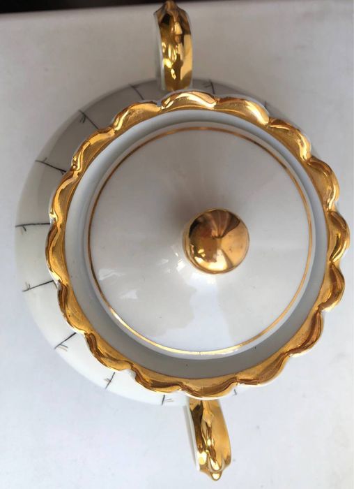 Цукорниця з золотими гілочками