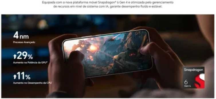 Honor Magic8 Lite 5G – Vermelho Vinho(8GB RAM / 256GB(NOVO!!