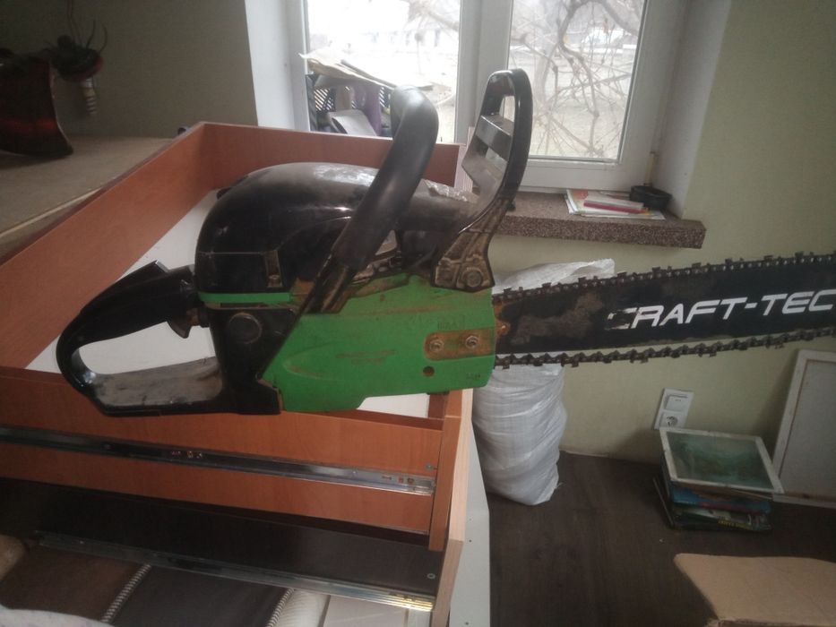 Бензопила craft tec 5000в идеальном состоянии