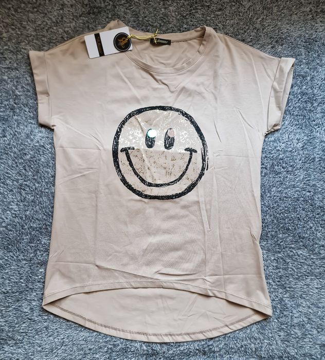 Relevance bluzka smile beż uni
