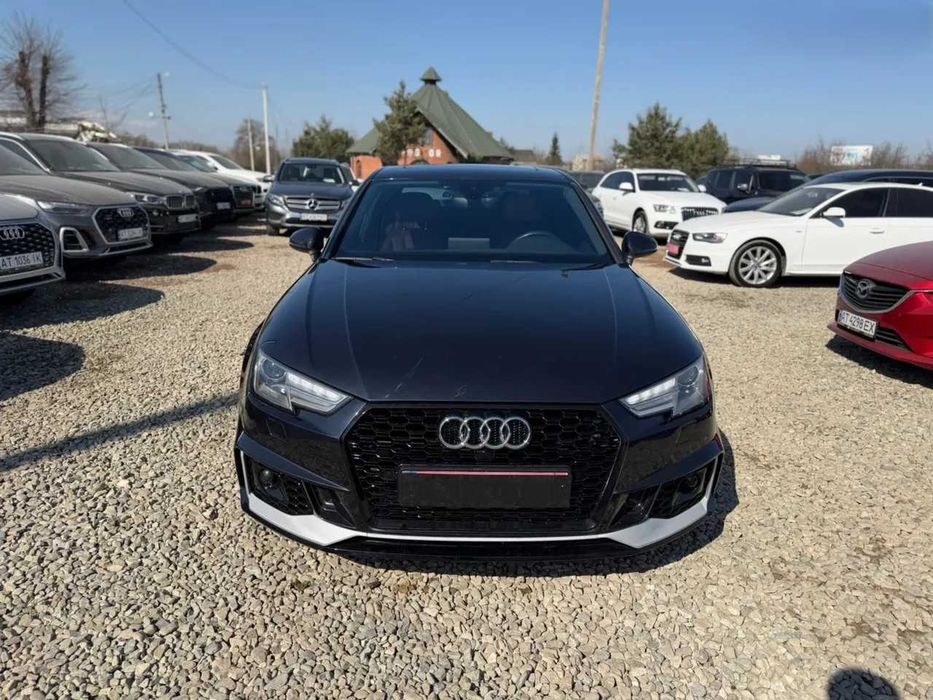 Передний бампер А4 ауді Бампер audi a4 B9 решетка AUDI RS4 16-20год решітка а4 б4 RS Бампер aуді рс 2017 B9 новий бампер Ауди под радари дистроник