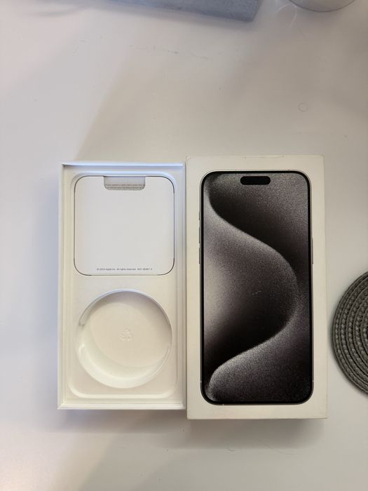 iPhone 15 Pro Max, White Titanium, 256GB