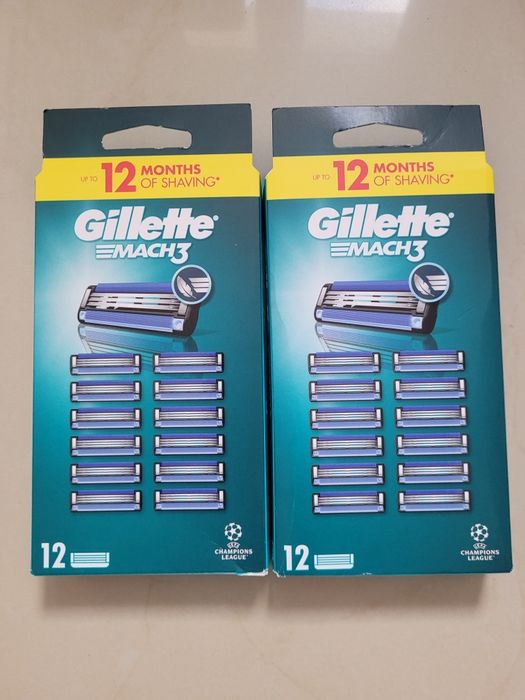 Gillette Mach 3 oryginalne 12 ostrzy