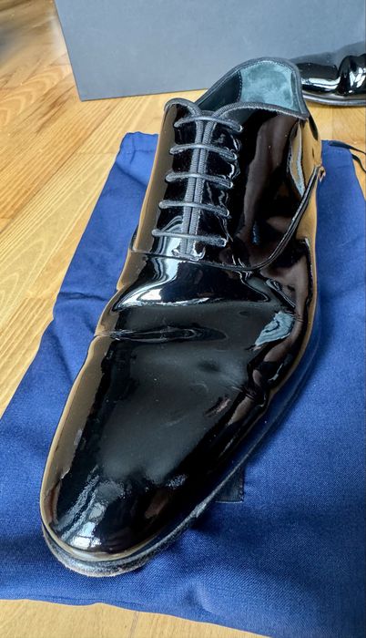 Lakierki Hugo Boss Oxford  r. 43 do ślubu do smokingu