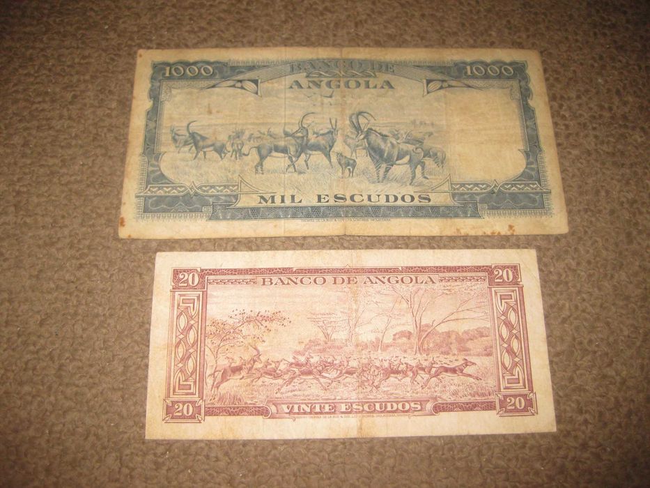 Set de 2 Notas de Angola