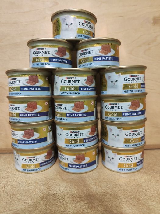 Gourmet Purina Gold 96x85g Kawałki tuńczyk