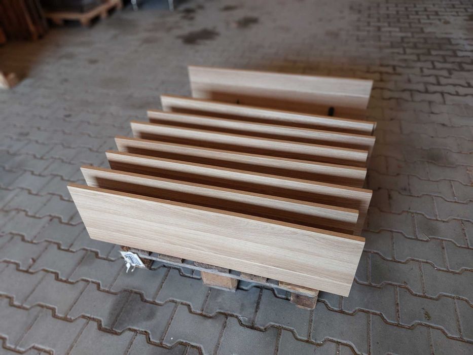 Półka  100cm x 30cm na podporach stalowych