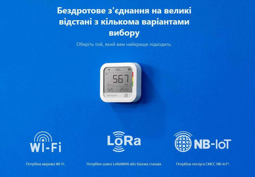 Датчик повітря  Xiaomi Qingping CO2 Є в наявності лише 1 шт!
