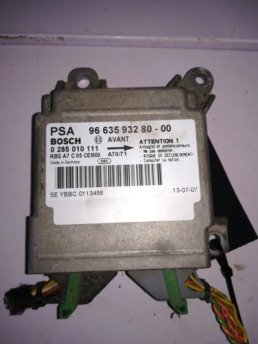 Centralina De Airbag Peugeot 207