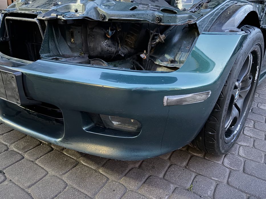 Zderzak przod przedni bmw z3 e36 R6 M pakiet sport Bostongrün metalic 275/6